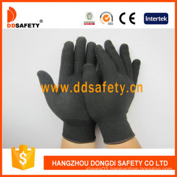 Nylon /Polyester Gloves with Seamless and PVC Gloves (DKP419)